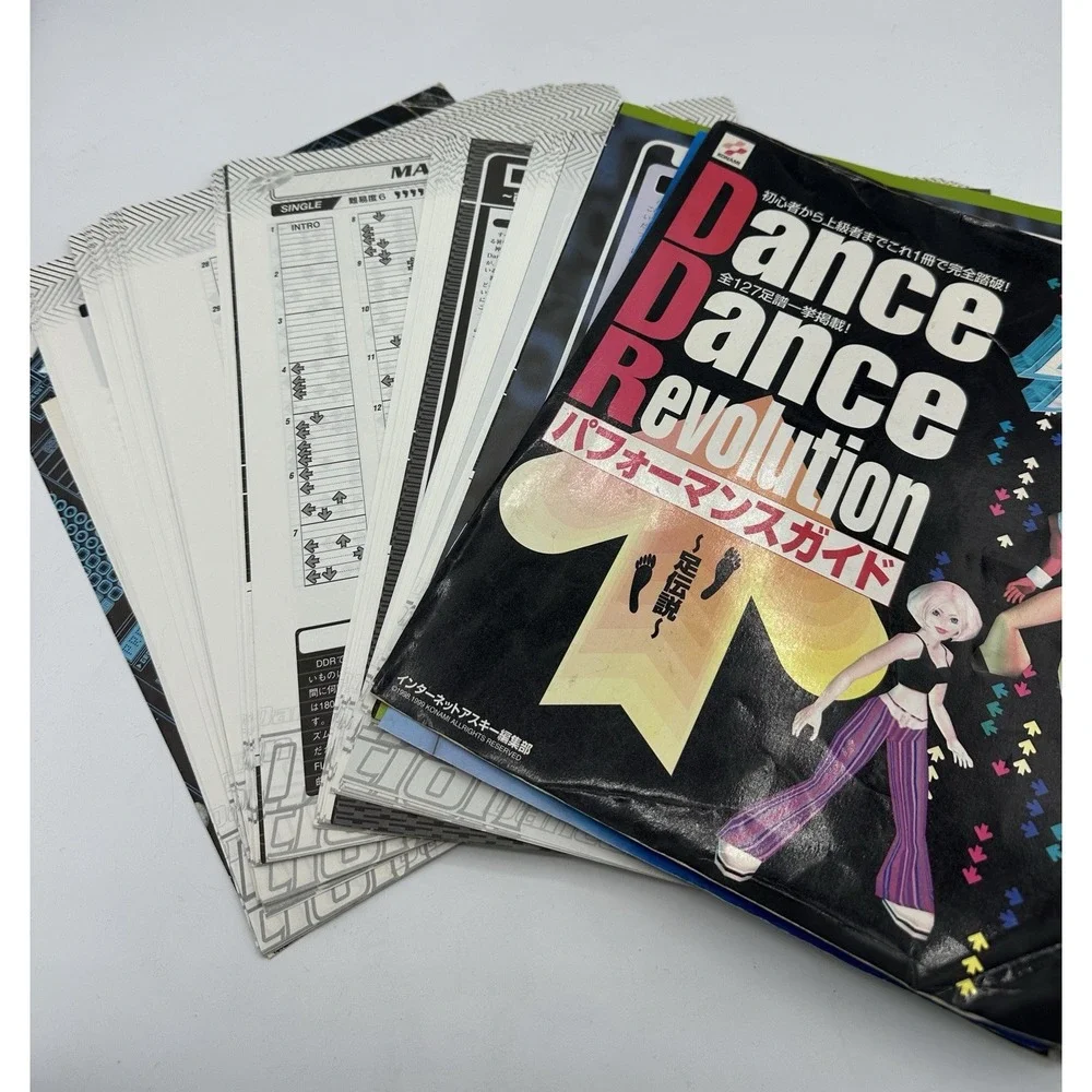1999 Dance Dance Revolution Performance Guide Foot Legend Japanese ASCII DDR